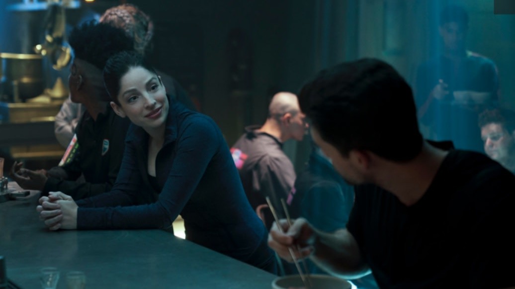 Monica (Anna Hopkins) makes us hope for the future of journalism. (Image: Amazon Studios)