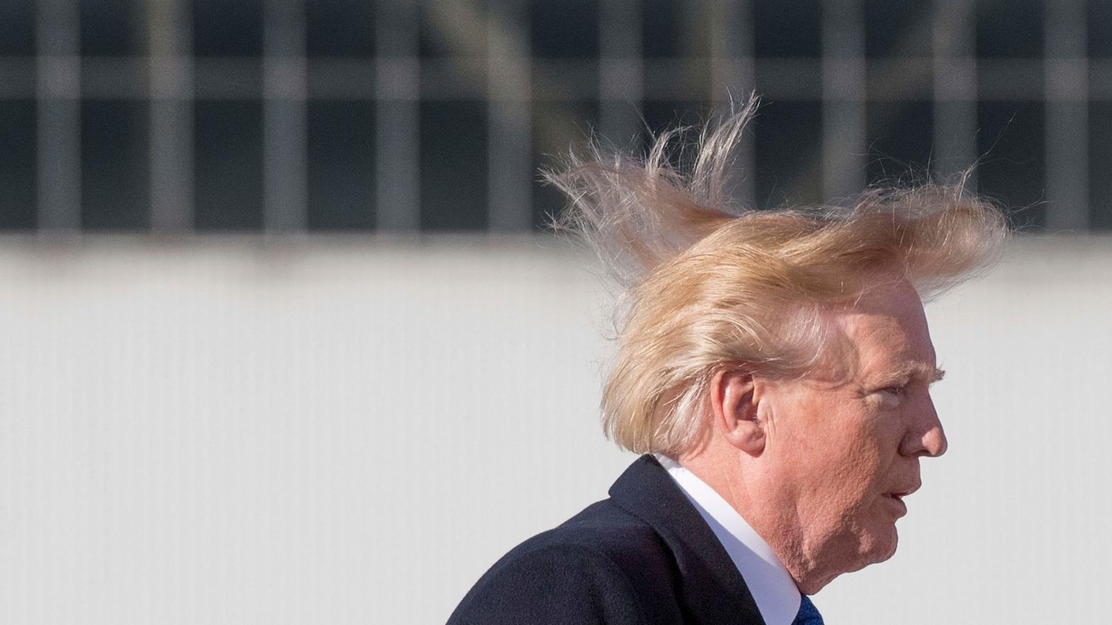He'll finally be able to wash his hair properly. (Photo: Jim Watson/AFP, Getty Images)
