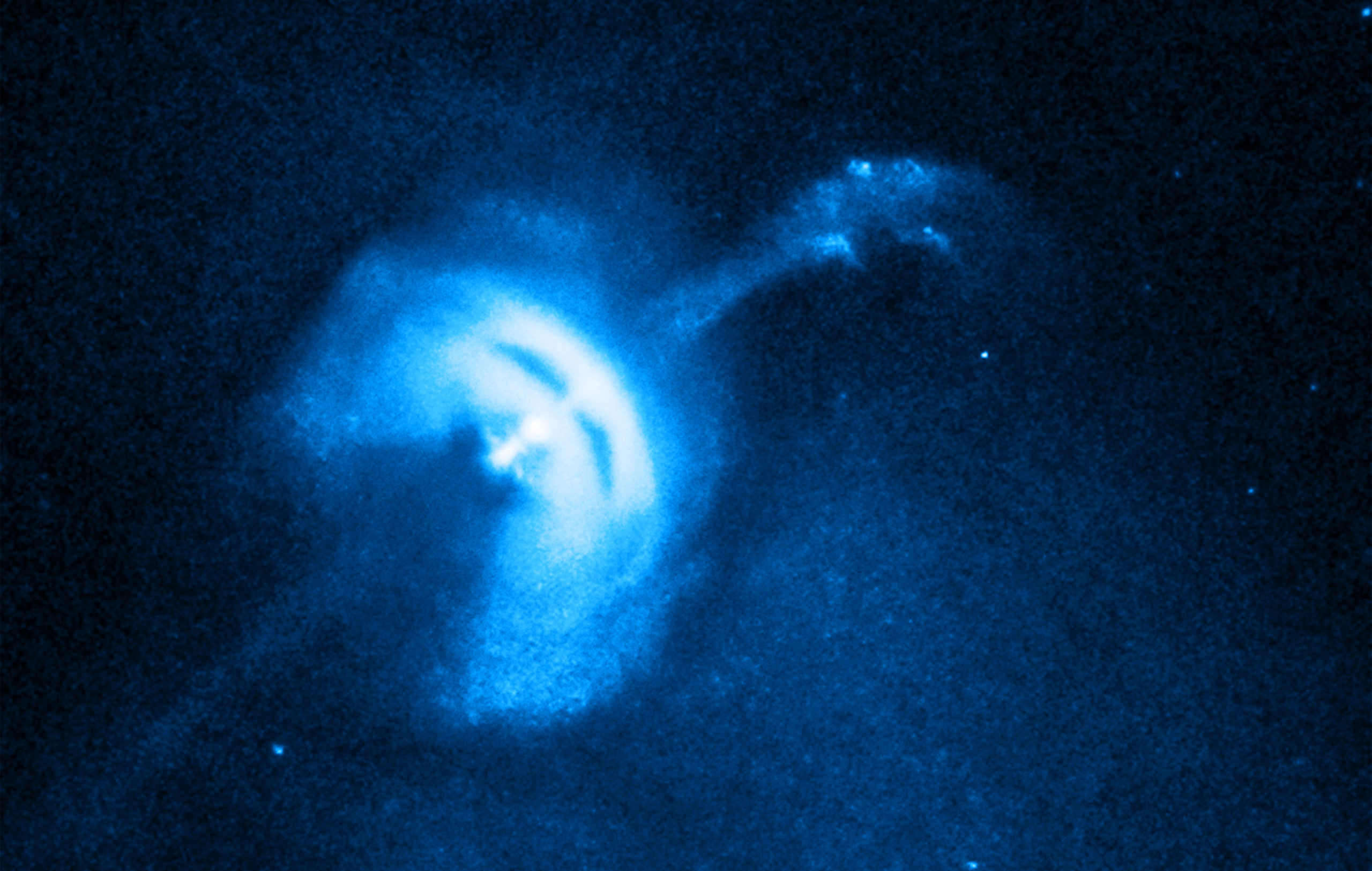 The Vela Pulsar. (Image: X-ray: NASA/CXC/Univ of Toronto/M.Durant et al; Optical: DSS/Davide De Martin)