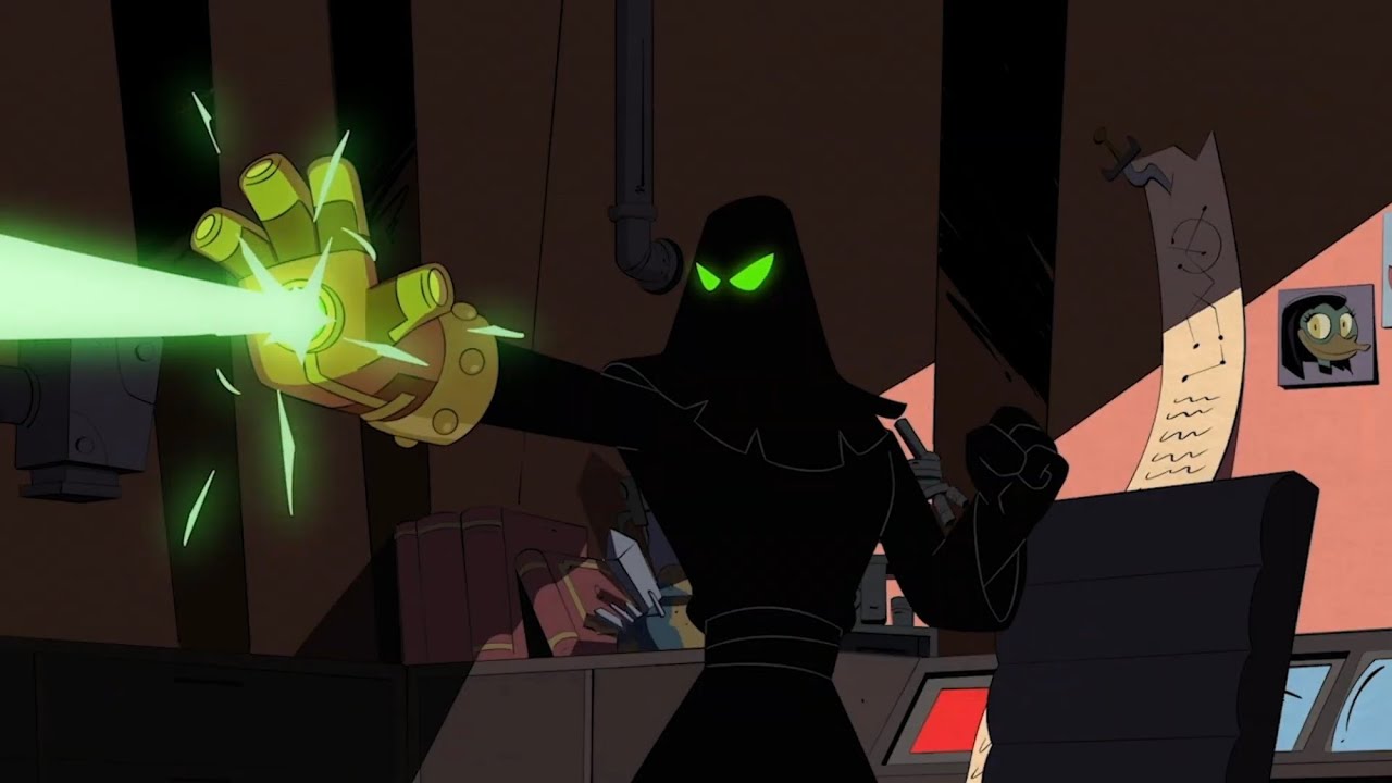 The Phantom Blot takes out his anger on magic.  (Image: Disney Channel)