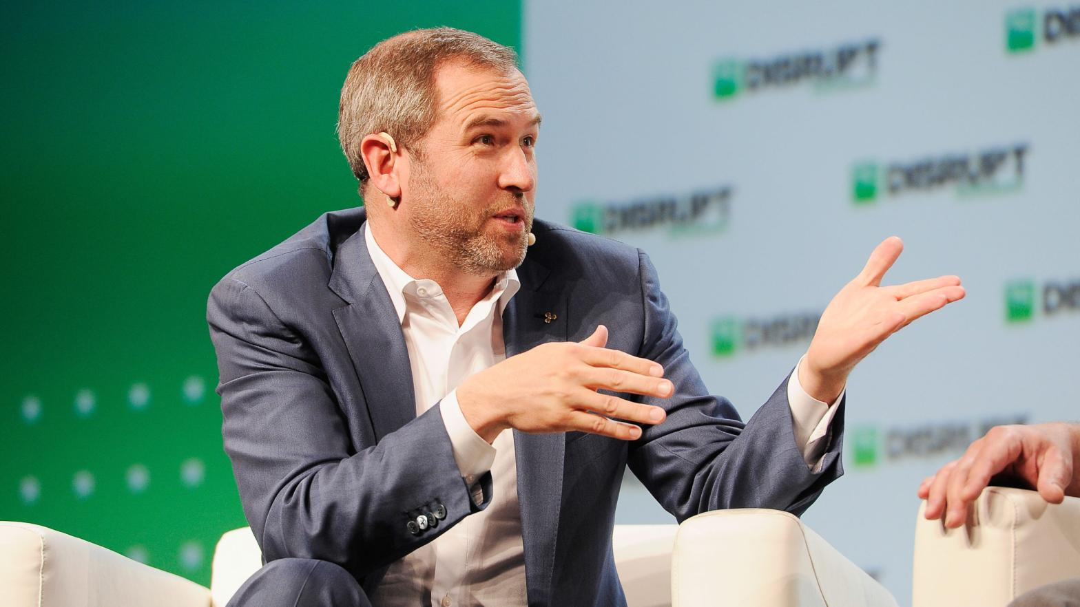 File photo of Ripple CEO Brad Garlinghouse at TechCrunch Disrupt SF 2018 on September 5, 2018 in San Francisco, California. (Photo: Steve Jennings, Getty Images)