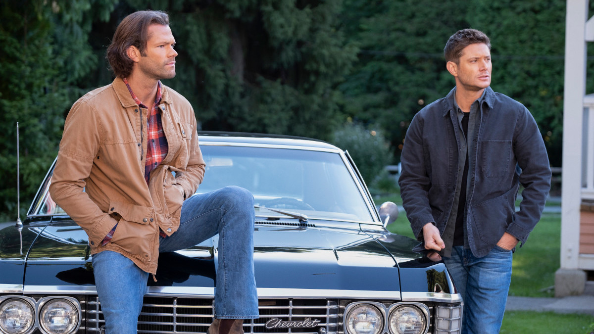  Jared Padalecki as Sam and Jensen Ackles as Dean. (Image: Robert Falconer/The CW)