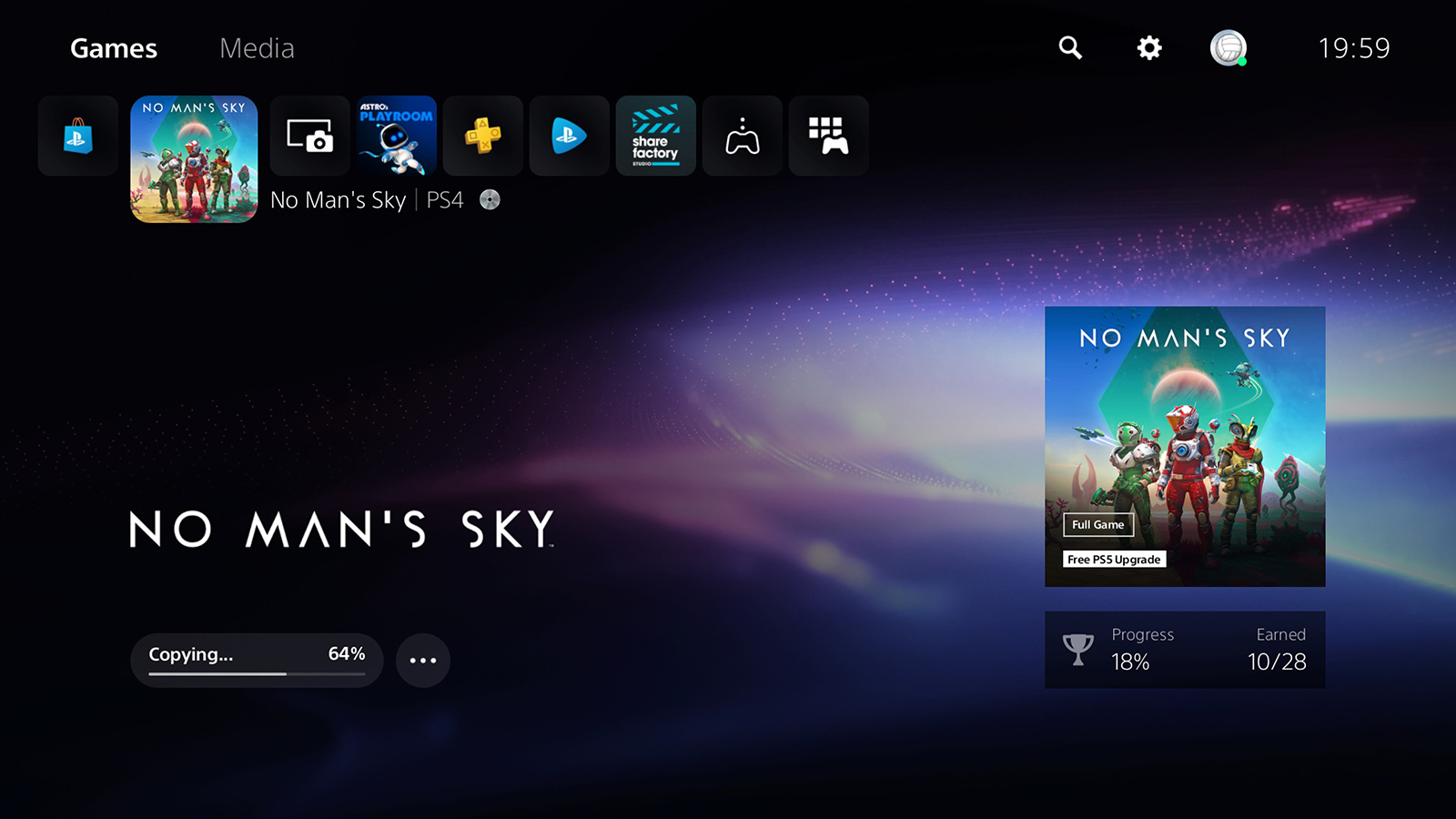 Your PS4 discs will run on the PS5 — and you might get a free update. (Screenshot: Sony)