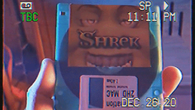 Some BODY Put All of Shrek onto a 1.44 MB Floppy Disk