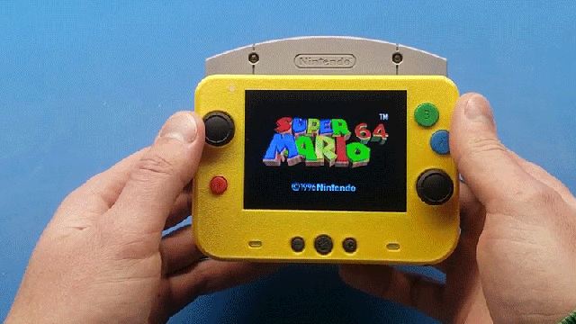 The World’s Smallest Portable Nintendo 64 Is Barely Larger Than a Cartridge