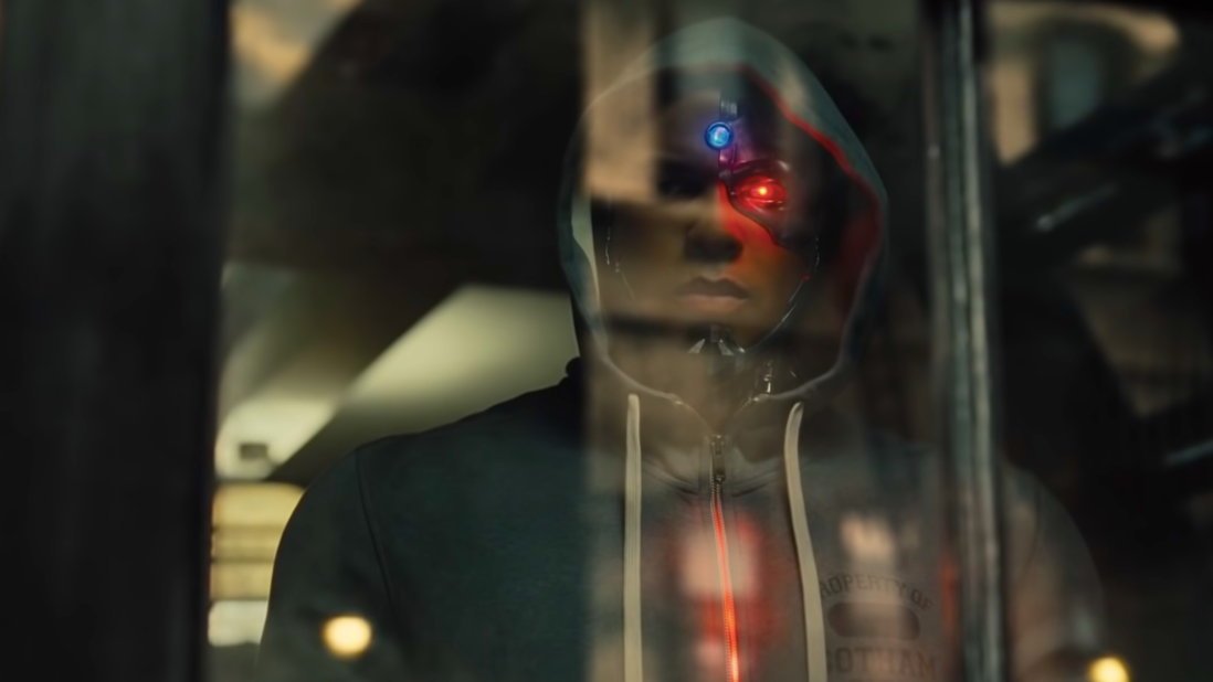 Ray Fisher as Cyborg (Screenshot: Warner Bros.)