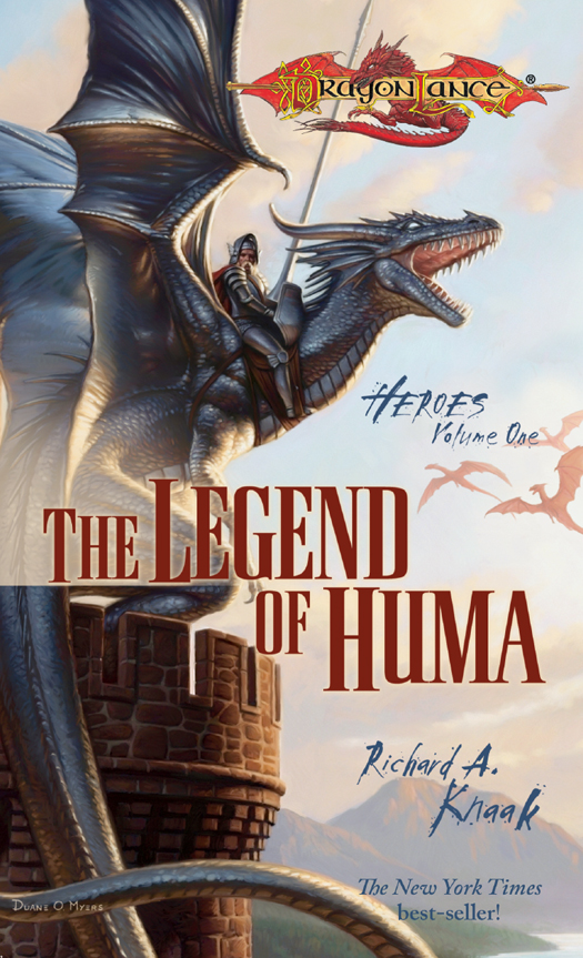 The cover of The Legend of Huma re-release by Duane O. Myers. (Image: Wizards of the Coast)