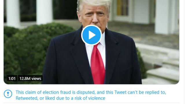 Trump’s Video Removed by YouTube and Facebook, Restricted By Twitter [Updated]
