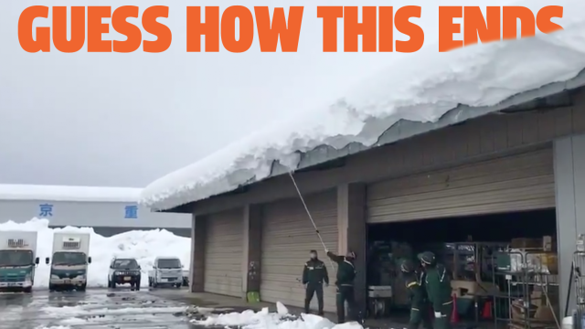 Just Watch This Japanese Video Of A Snowy Roof Because It’s So Very Satisfying