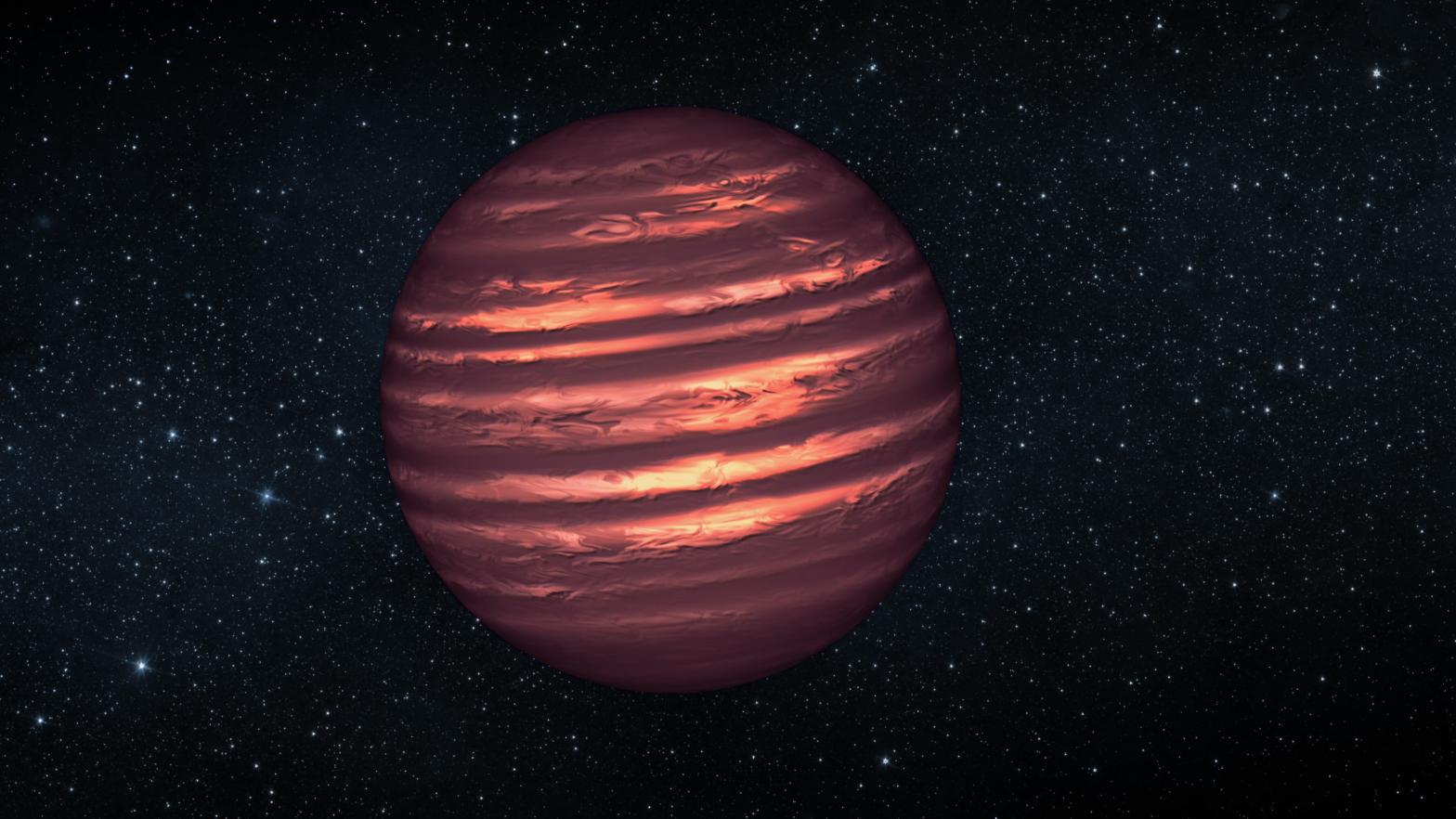 Artist's impression of a brown dwarf. (Image: NASA/JPL-Caltech)