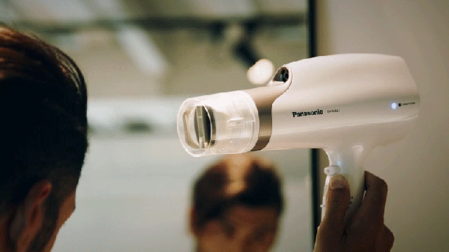 Panasonic Made a Self-Oscillating Hair Dryer That Shoots Hot Wet Air