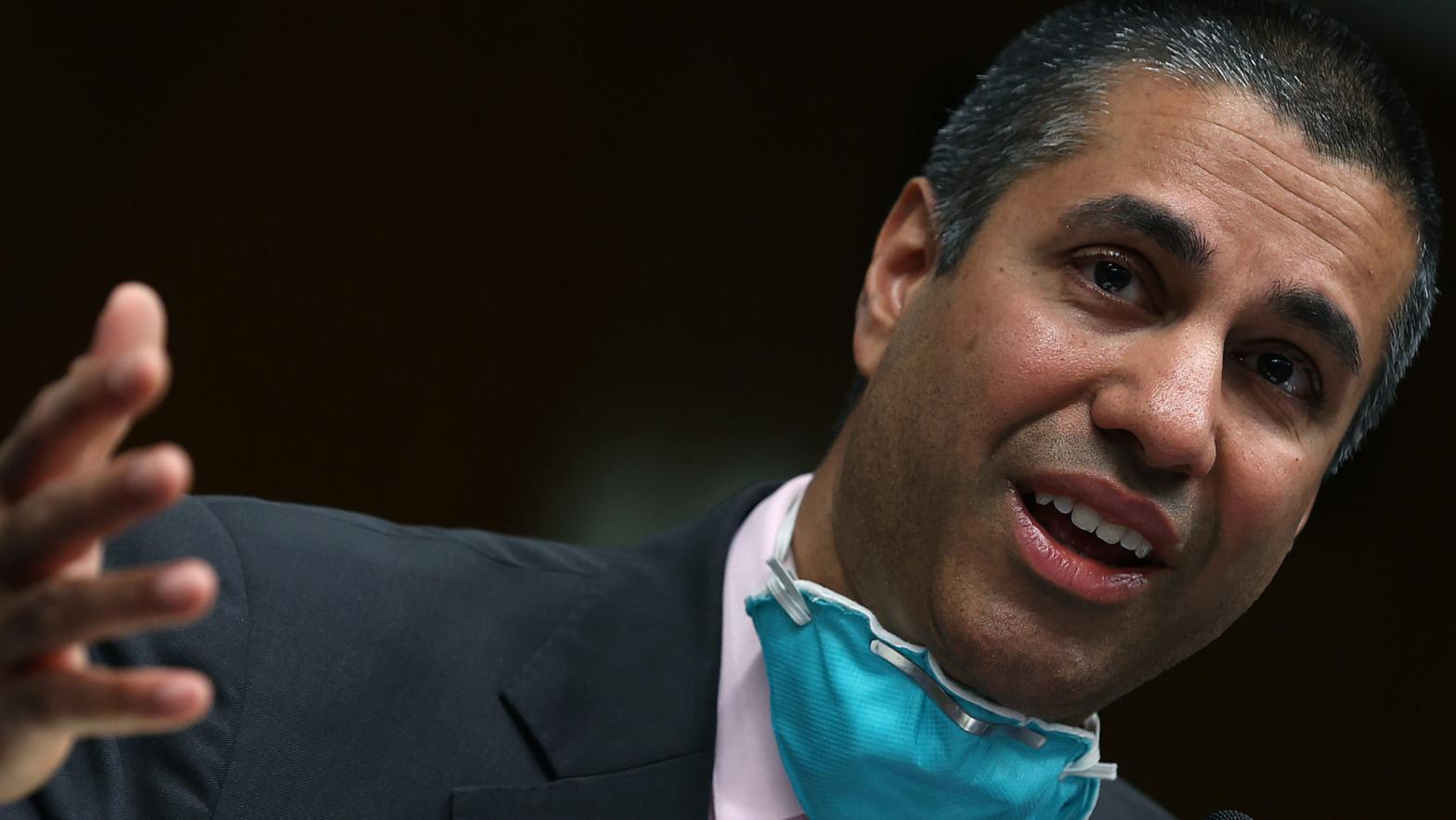 FCC Chairman Ajit Pai, the man who led the repeal of net neutrality protections. (Photo: Chip Somodevilla, Getty Images)