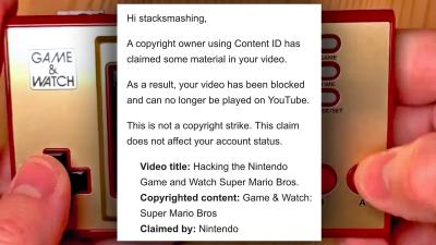 Nintendo Is Making Copyright Claims on Videos of Game & Watch Hacking