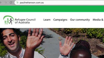 Pauline Hanson’s Domain Has Been Hijacked