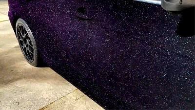 The World’s Blackest Paint and Sparkles Make a Car Look Like the Night Sky
