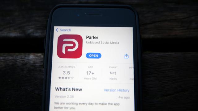 Parler’s Back from the Dead With a Domain Registered to Epik, Home to Gab and Daily Stormer