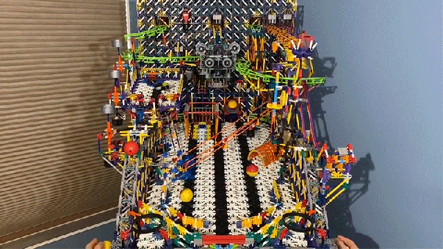 Building a Working Full-Size Pinball Machine Out of K’Nex Might Be the Best Pandemic Project Yet