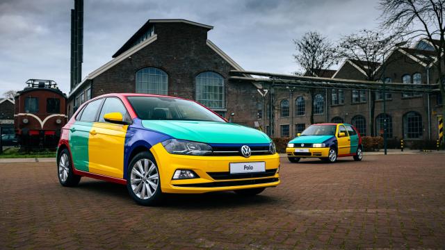 Volkswagen Builds A One-Off Harlequin Polo To Splash Color On A Gray World