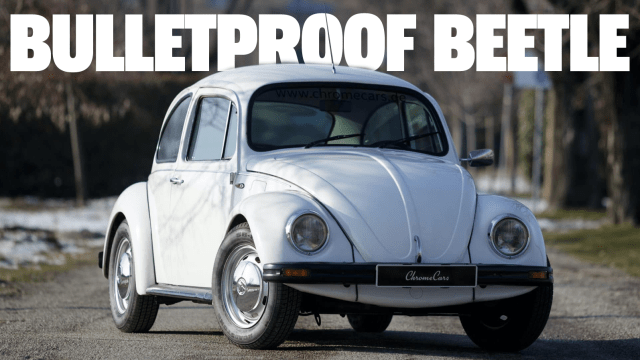 This Is Very Likely The Only Bulletproof VW Beetle For Sale Anywhere