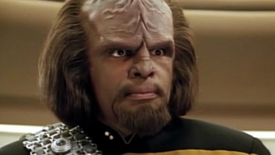 Michael Dorn as Worf.  (Image: CBS/Viacom)