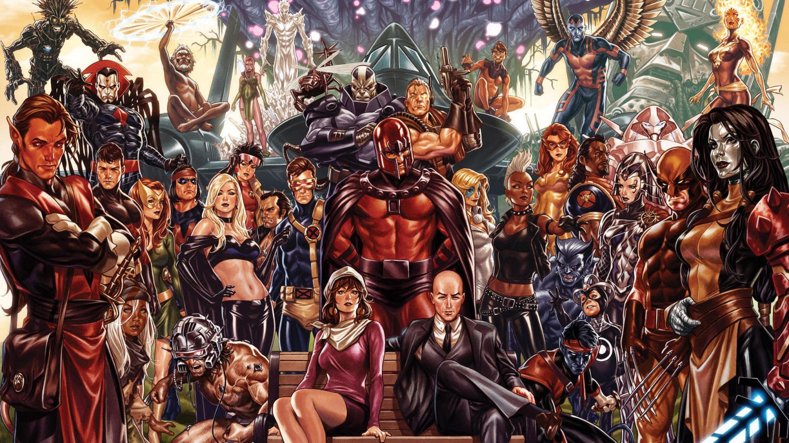 House of X/Power of X promotional image by Mark Brooks. (Image: Marvel)