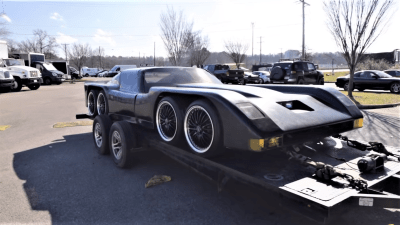 This Zany Discount Batmobile Has Eight Wheels And Dual Mazda Rotary Engines