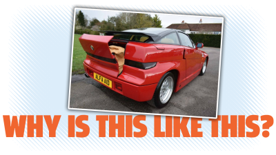 The Alfa Romeo SZ Has An Incredibly Confusing Trunk