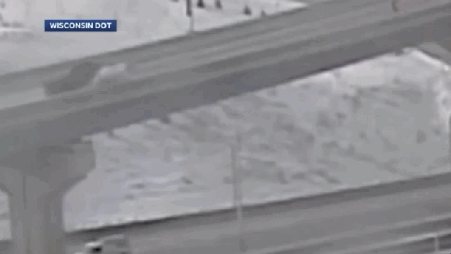 Driver Somehow Survives This 20 Metre Freefall From Milwaukee ‘Zoo’ Interchange