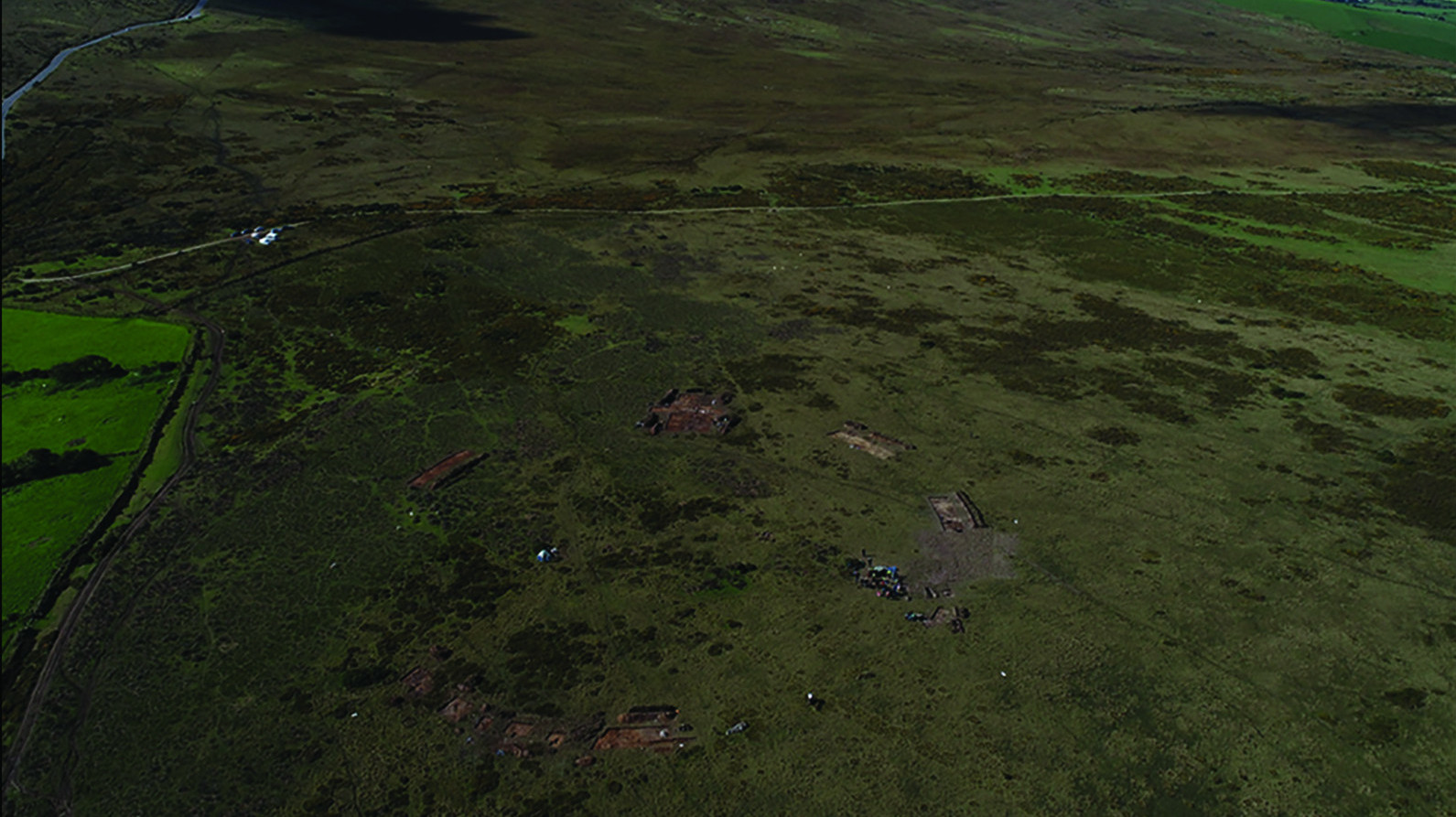 An aerial view of the site.  (Image: M. P. Pearson et al., 2021/Antiquity)