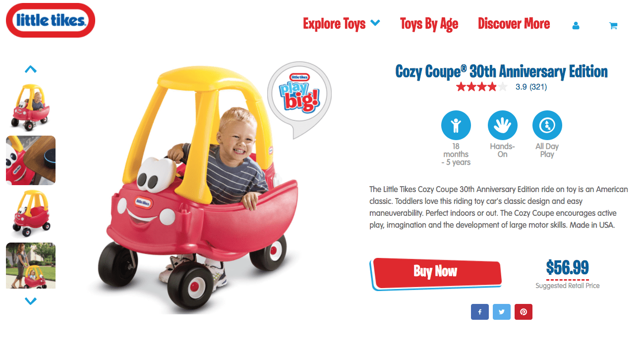 The New Redesign Of The Cozy Coupe Is A Dramatic Improvement Over The Old Garbage One