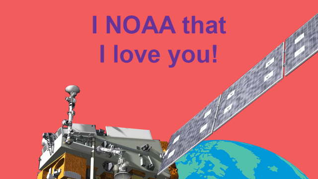 Make Your Loved One Swoon With NOAA’s Adorable Satellite-Themed Valentines
