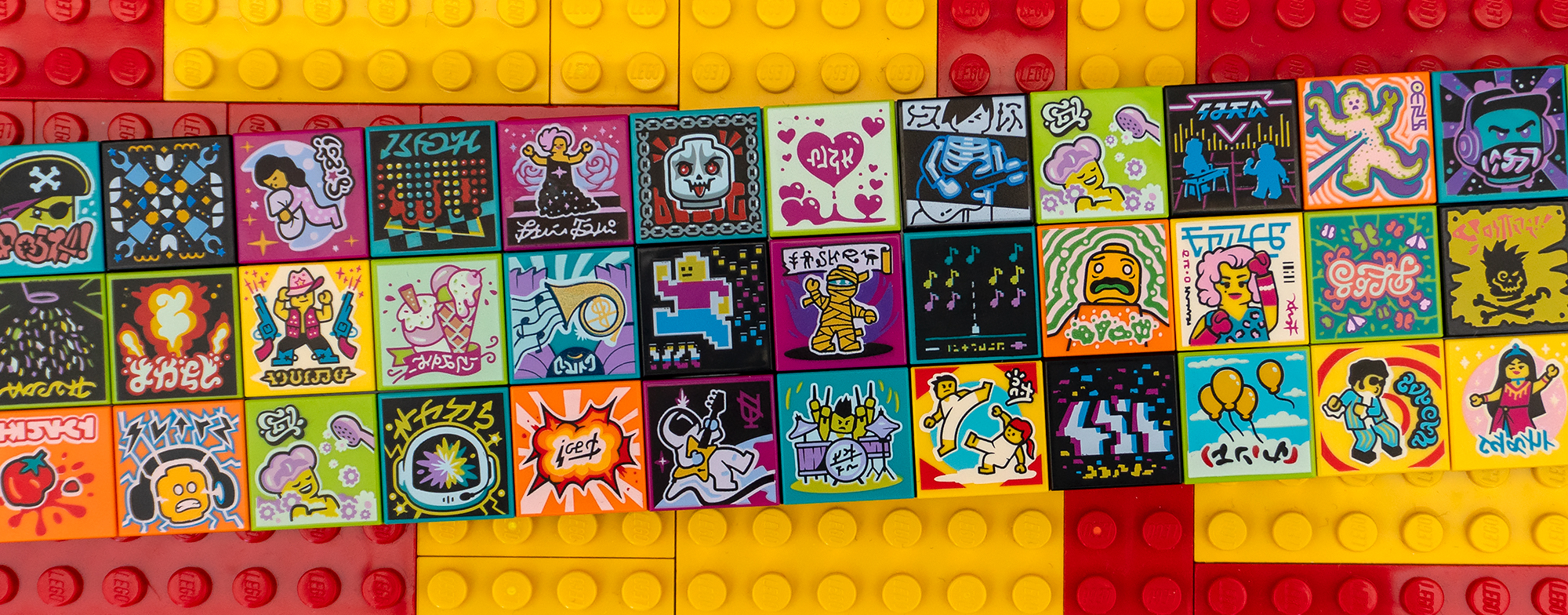 It's not immediately obvious what each BeatBits tile does, but it doesn't take long to learn what music video effect they trigger. (Photo: Andrew Liszewski/Gizmodo)