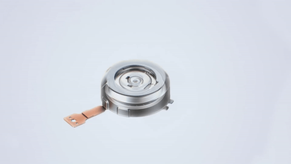 Here's a GIF showing how Samsung managed to cram the Galaxy Buds two coaxial audio drivers into such a tiny space.  (Gif: Samsung)