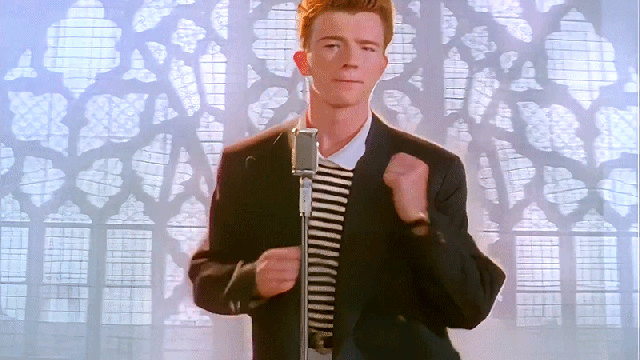 A 4K 60 FPS Remaster of the 'Rickroll' Famous Music Video For Rick Astley's  'Never Gonna Give You Up