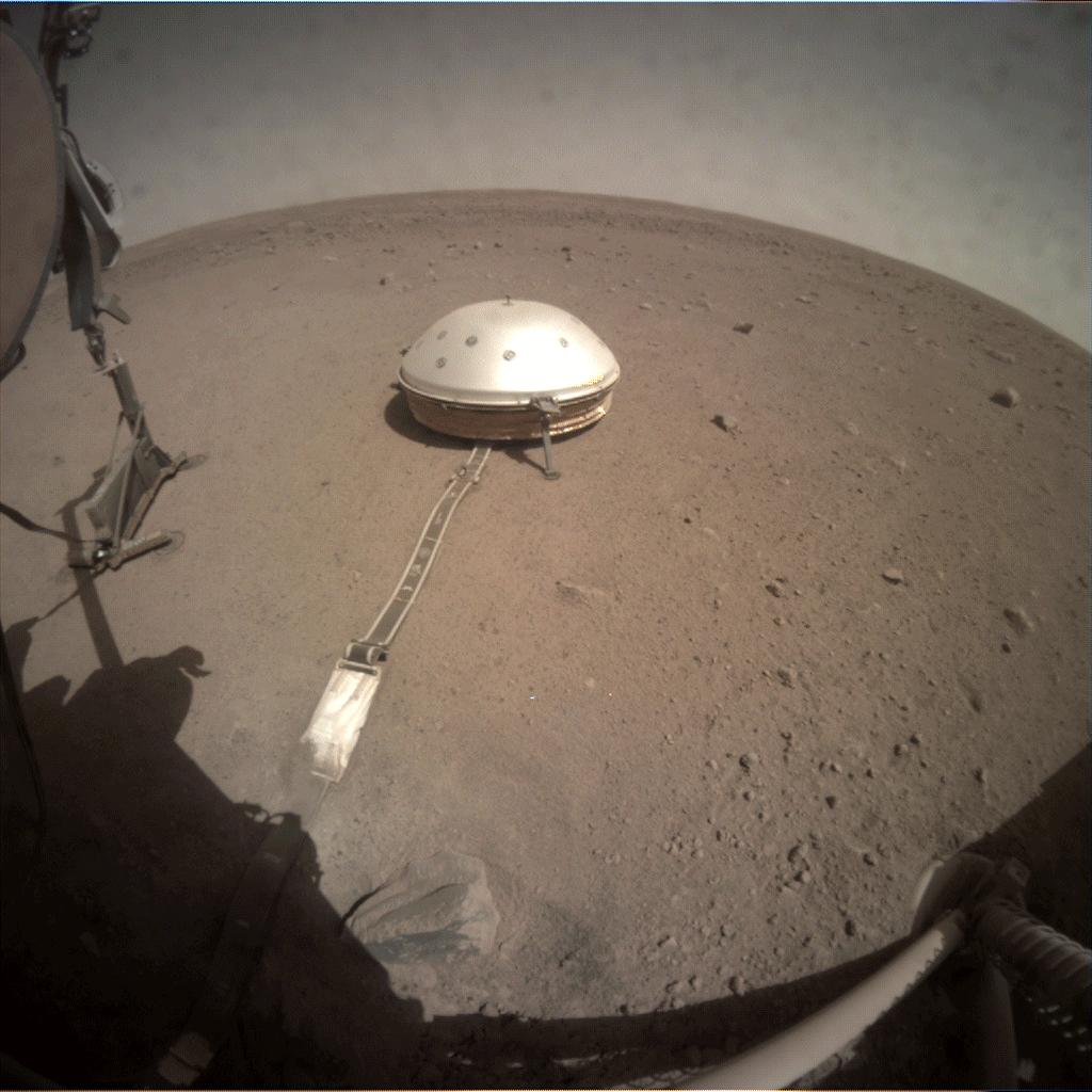 Efforts to get the mole working in July 2019. The effort was abandoned in January 2021. (Gif: NASA/JPL-Caltech)