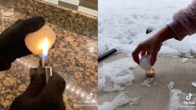 TikTok Users Are Burning Snowballs in Viral Videos to ‘Prove’ the Snow is Fake
