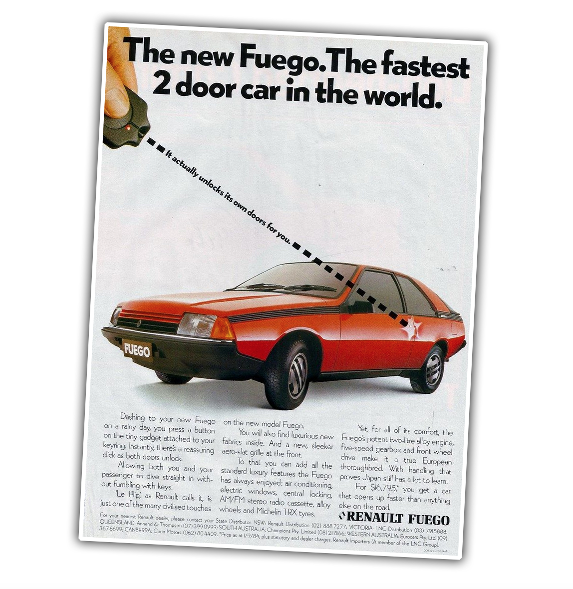 I Had No Idea The Renault Fuego Was The Car With This Huge Automotive First