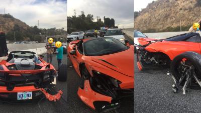 If You Crash A McLaren, Cops Will Air You Out On Social Media