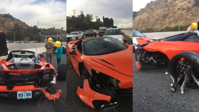 If You Crash A McLaren, Cops Will Air You Out On Social Media
