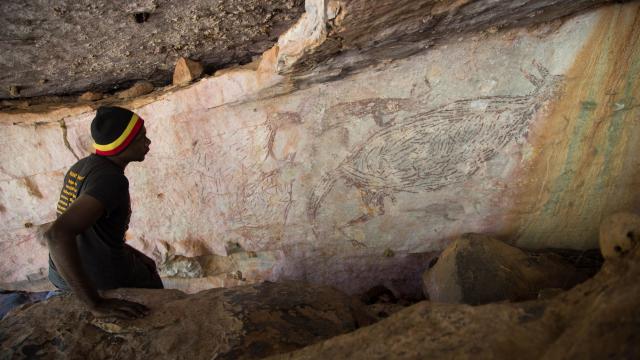 Of Course the Oldest Known Rock Painting in Australia Is of a Kangaroo