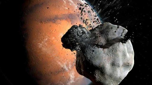 Computer Simulations Suggest Martian Moons Were Separated at Birth More Than a Billion Years Ago