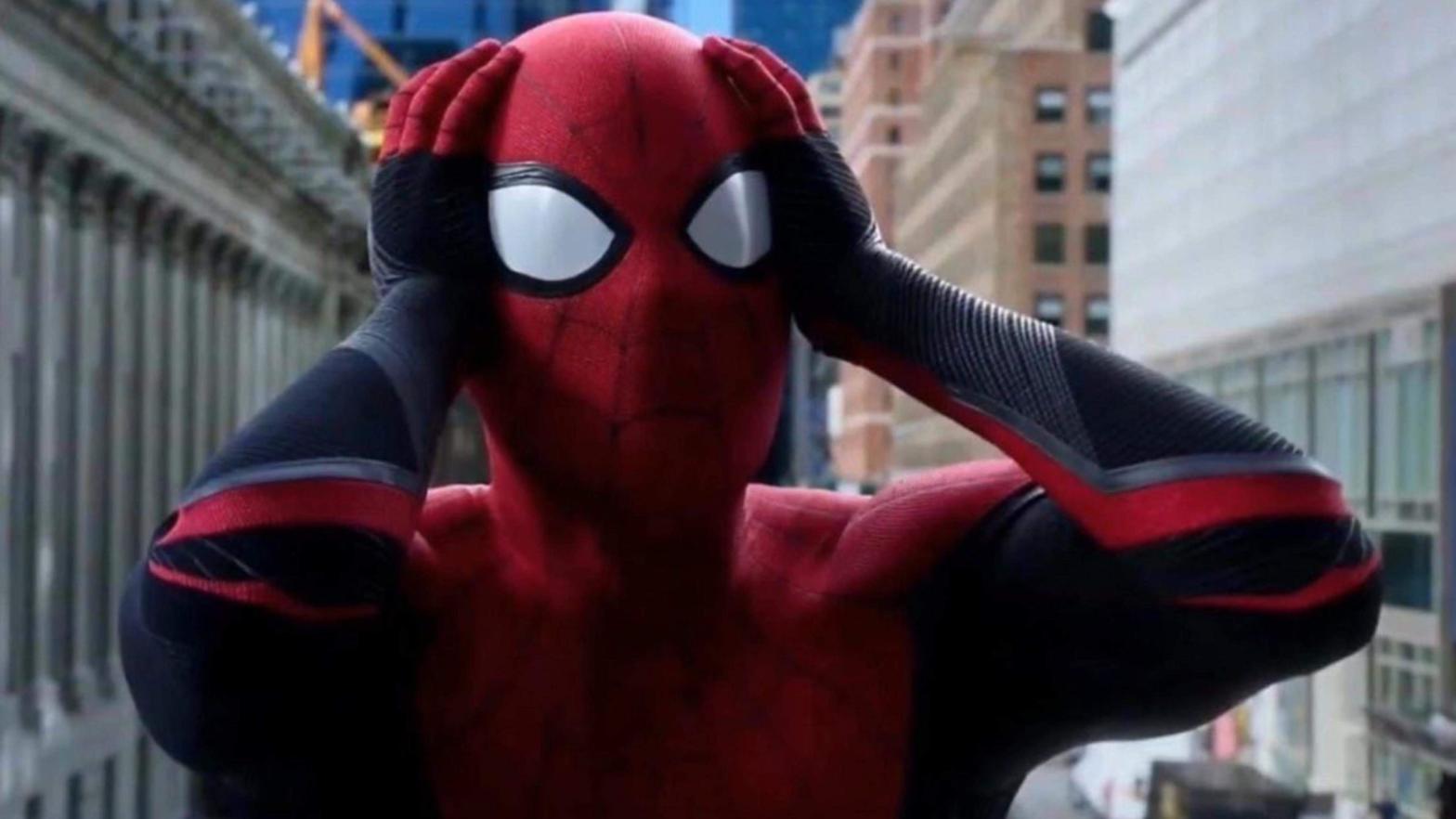 Peter Parker learning his world's been turned upside down. (Screenshot: Marvel/Sony)