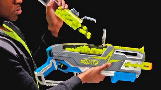 Nerf Shrunk Its Balls For a New Line of More Powerful Blasters You’ll Rarely Have to Reload
