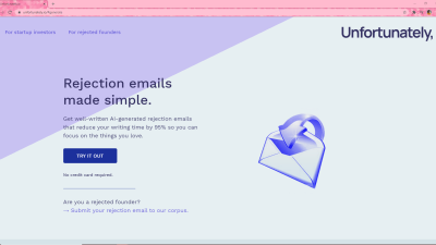 This Site Spits Out AI-Generated Rejection Emails so You Can Copy and Paste Disappointment