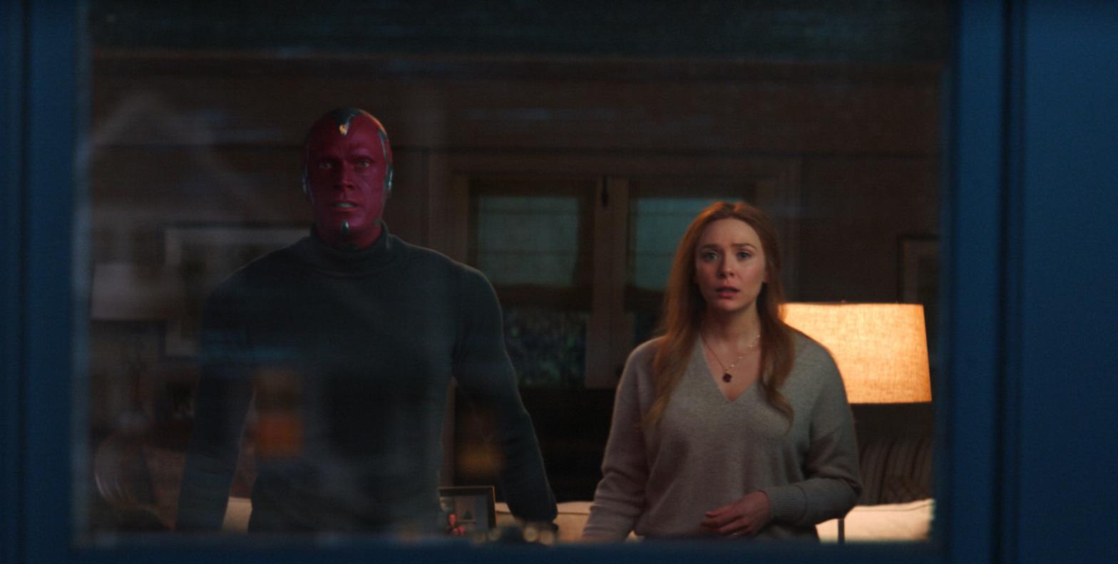 Vision and Wanda, together in their home. (Photo: Disney+/Marvel)