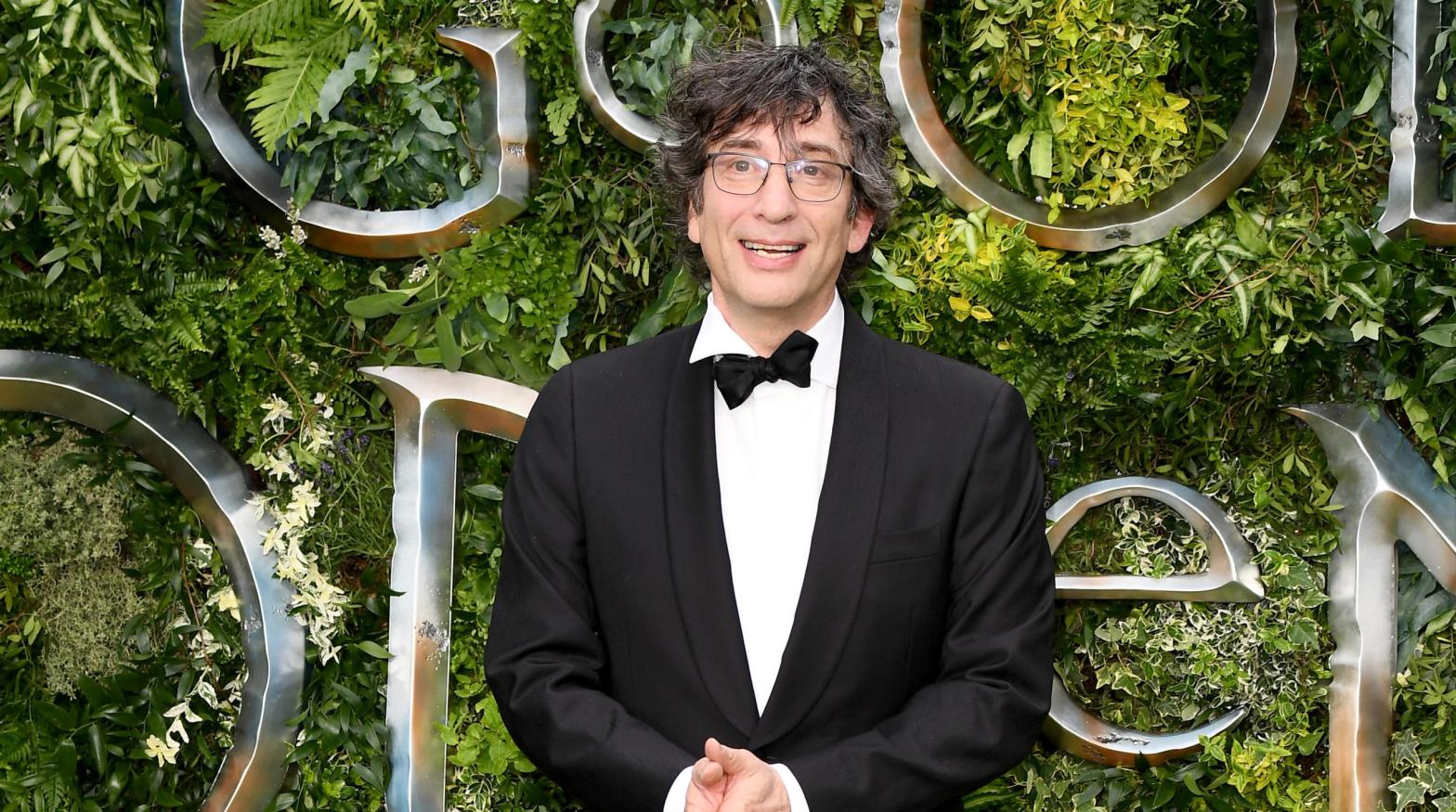Look at him; he's so happy to be Neil Gaiman. (Photo: eff Spicer/Getty Images, Getty Images)