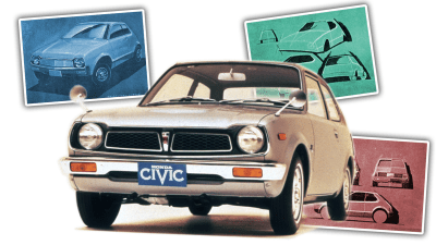 These Design Sketches For The Original Honda Civic Are Fantastic