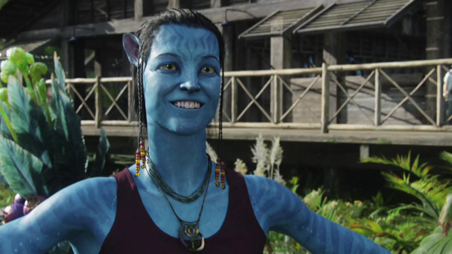 Dr. Grace Augustine (Sigourney Weaver) in her Na'vi avatar.  (Image: Disney)
