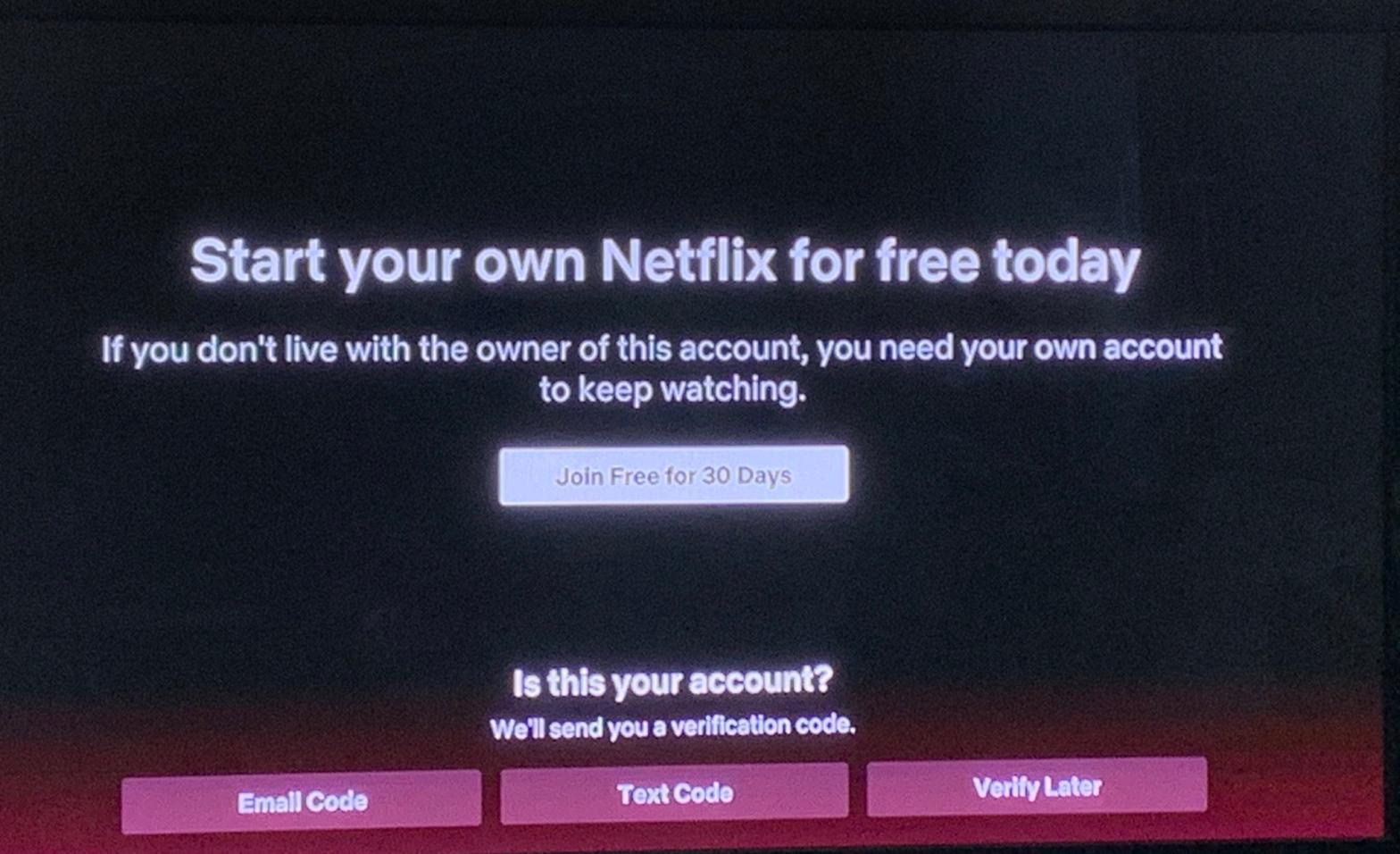 Netflix is testing a new feature to make it harder to steal share accounts