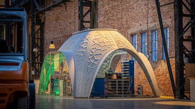Your Next Office Might Be a 3D-Printed Smurf House